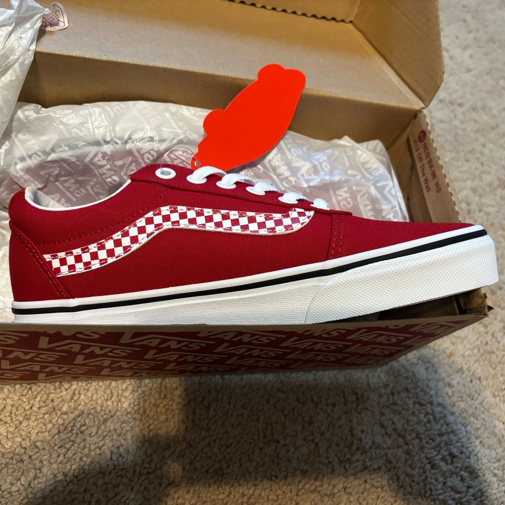 Vans Red Old Skool Sneakers Iconic Style